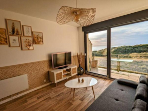 Duplex au calme avec vue sur les dunes et la mer